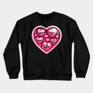 Valentine's Day Hearts Crewneck Sweatshirt